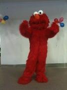 Red Funny Monster Costume Red Funny Monster Costume