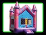 Pink Princess Castle Moonwalk (kids 6 years old or younger) Pink Princess Castle Moonwalk (kids 6 years old or younger)