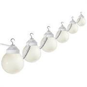 White Tent Globe Lights White Tent Globe Lights